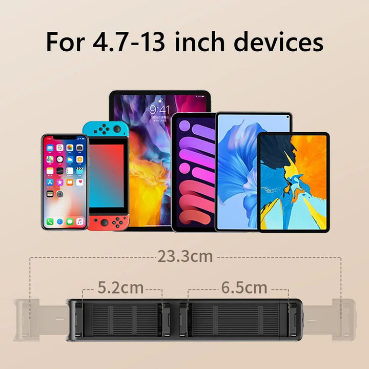 360° Adjustable Foldable Tablet Holder – Aluminum Stand for Bed & Desk