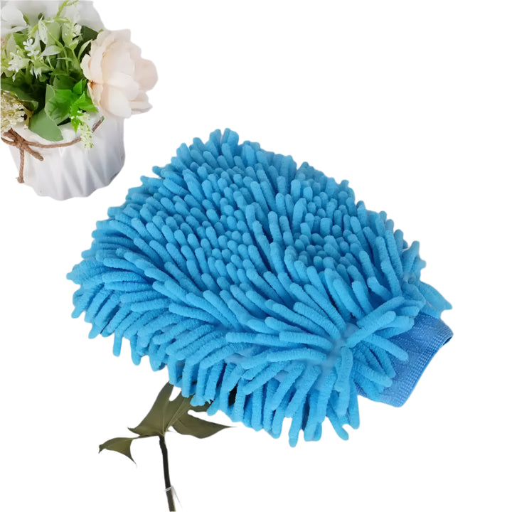 Double-Sided Chenille Car Wash Glove – Plush, Thick & Scratch-Free Clean 🧤🚗