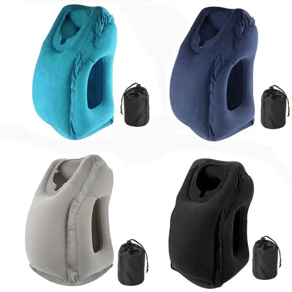 Portable Inflatable PVC Travel Pillow