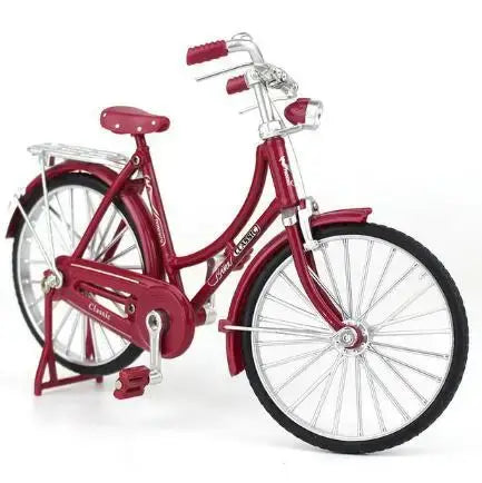 1:10 Mini Diecast Bicycle Model – Alloy Finger Bike for Collectors 🚴‍♂️✨