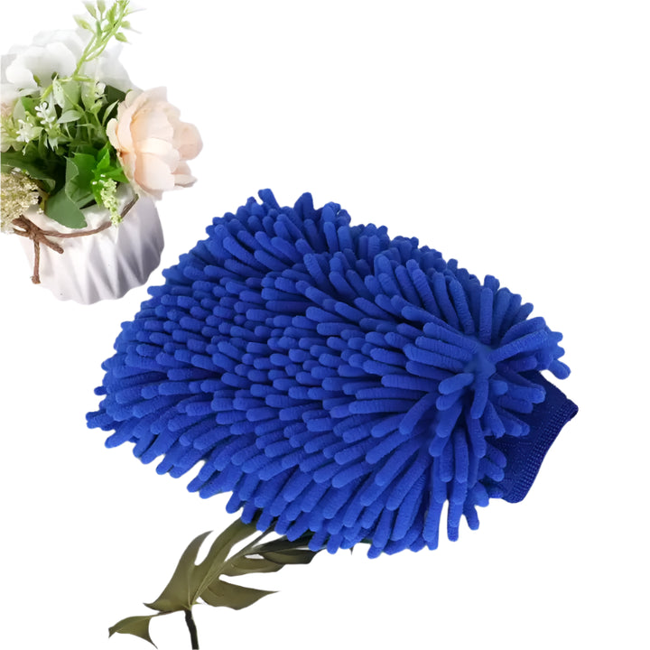 Double-Sided Chenille Car Wash Glove – Plush, Thick & Scratch-Free Clean 🧤🚗