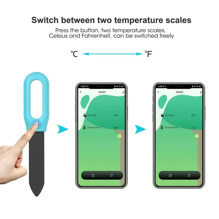 Tuya/Zigbee Smart Soil Tester WiFi Humidity & Temperature Moisture Sensor - Ebtkr