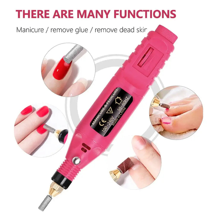LULAA Electric Nail Drill Machine Set for Manicure And Pedicure - Ebtkr