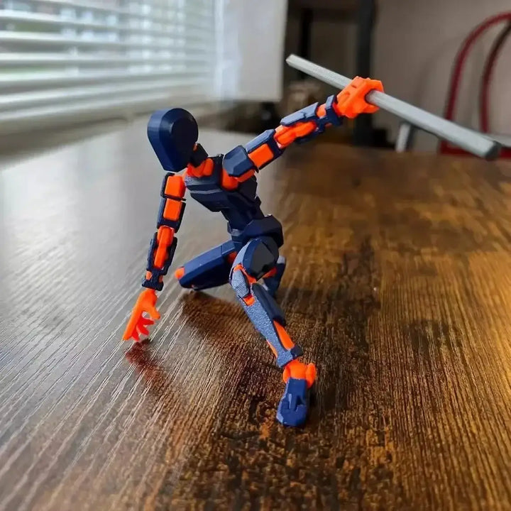 Titan 13 Multi-Jointed Action Figure – Poseable 3D Printed Collector’s Model 🤖🔥