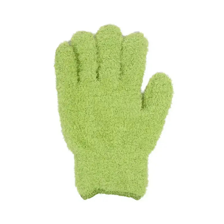 3Pairs Microfiber Dust Removal Gloves Coral Fleece Reusable Household Cleaning Tool - Ebtkr