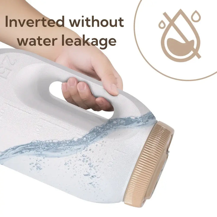 Portable Electric Bidet 2.5L Rechargeable Shataf Hand Sprayer Black/White for Personal Hygiene - Ebtkr