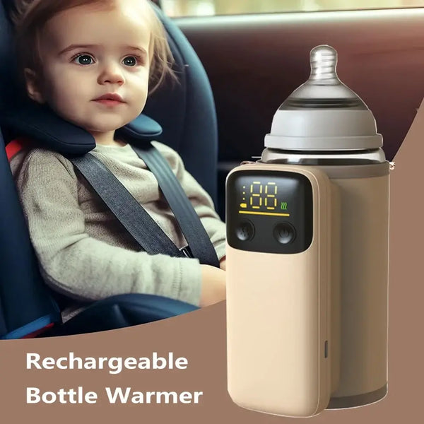 Cordless Rechargeable Bottle Warmer – Heat Anywhere! 🍼⚡