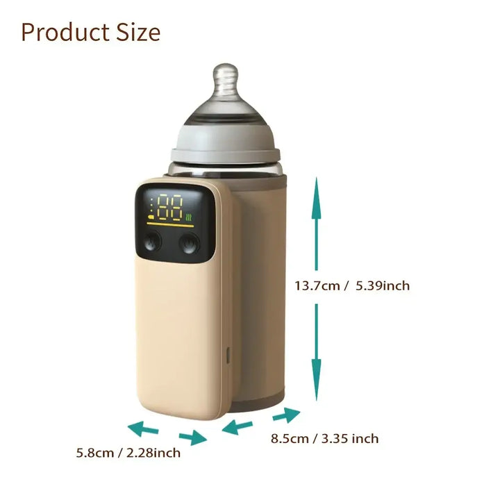 Cordless Rechargeable Bottle Warmer – Heat Anywhere! 🍼⚡