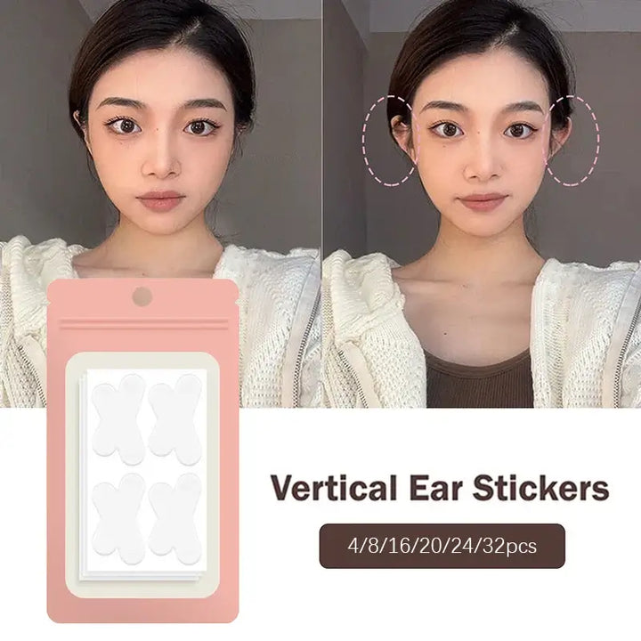 Elf Ear Lift Stickers – Invisible Silicone Beauty Tape (4–32 Pcs)