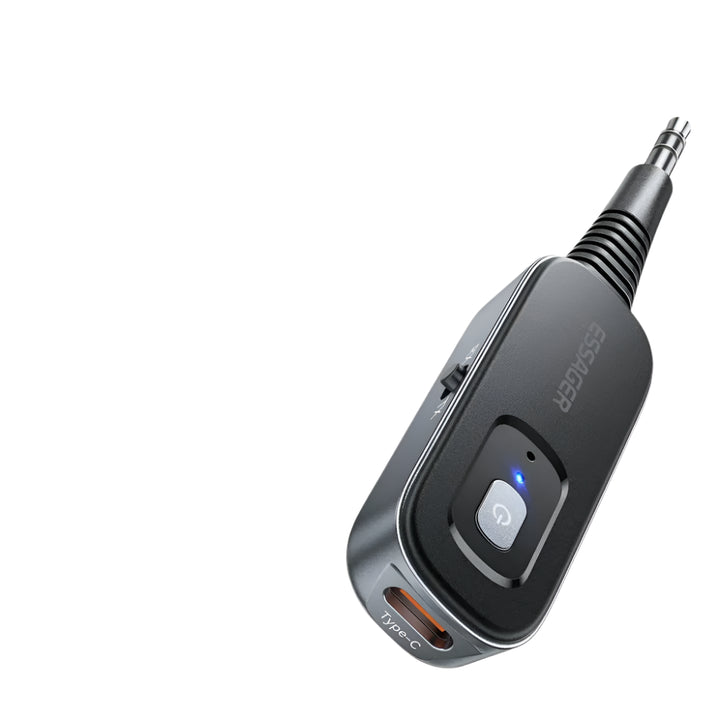 Essager 2-in-1 Bluetooth 5.1 Audio Receiver, Grey