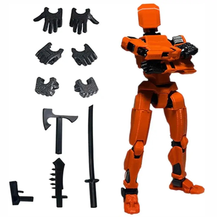 Titan 13 Multi-Jointed Action Figure – Poseable 3D Printed Collector’s Model 🤖🔥