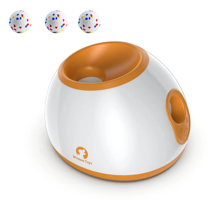 Automatic Dog Ball Dispenser & Thrower – Fun & Stimulating Dog Toy