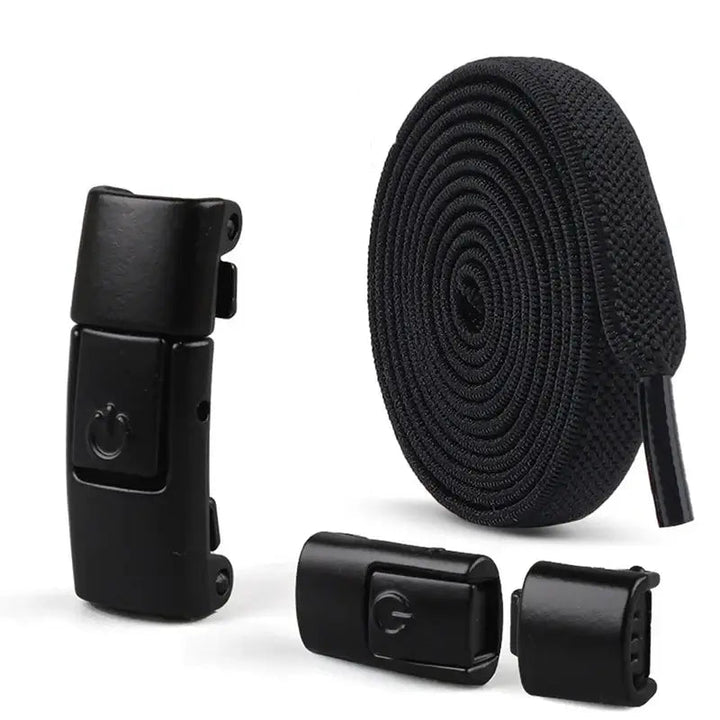 8mm No-Tie Elastic Shoelaces – Press Lock Convenience