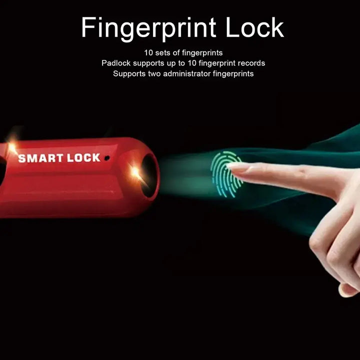 Smart Fingerprint Padlock – Keyless Biometric Lock for Lockers & More