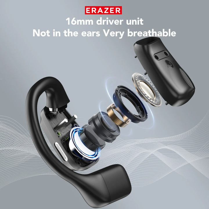 Erazer XP6 AI Translator Earbuds Wireless Gaming Headset with Equalizer App Bluetooth Waterproof - Ebtkr