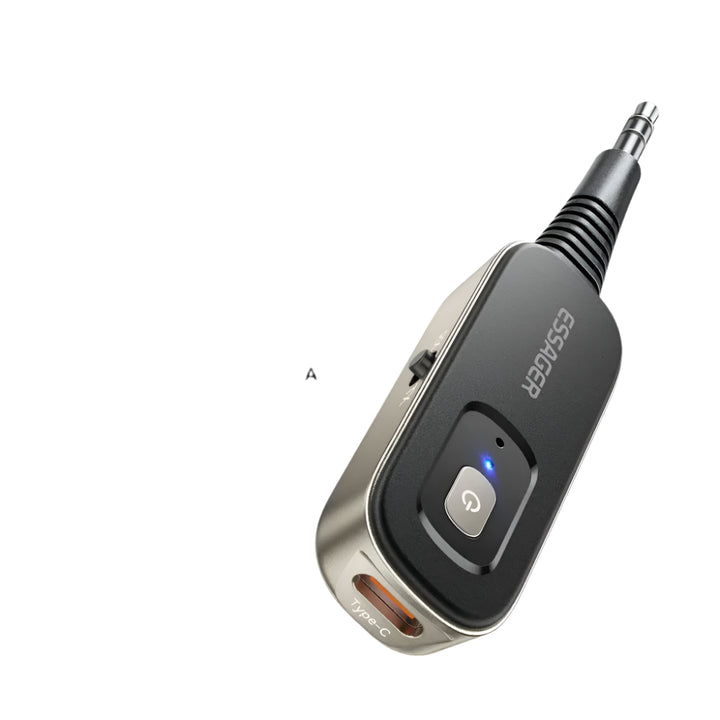 Essager 2-in-1 Bluetooth 5.1 Audio Receiver, Gold