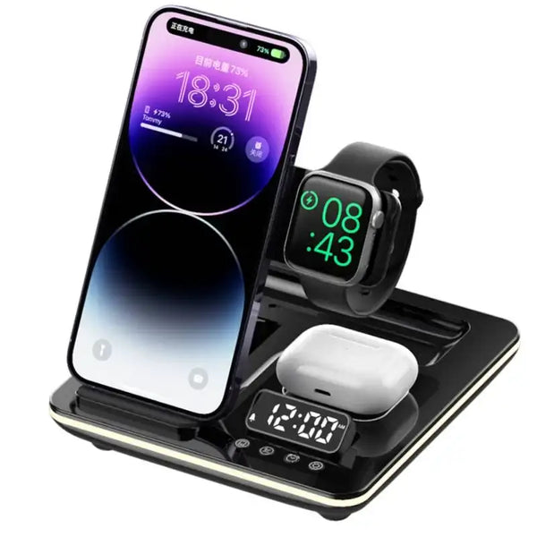 5-in-1 Magnetic Wireless Fast Charger Dock Station