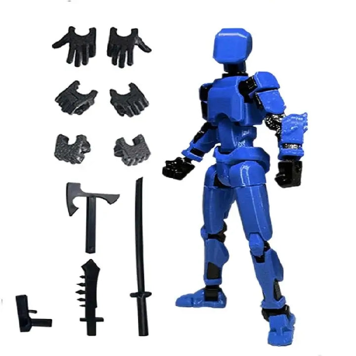 Titan 13 Multi-Jointed Action Figure – Poseable 3D Printed Collector’s Model 🤖🔥