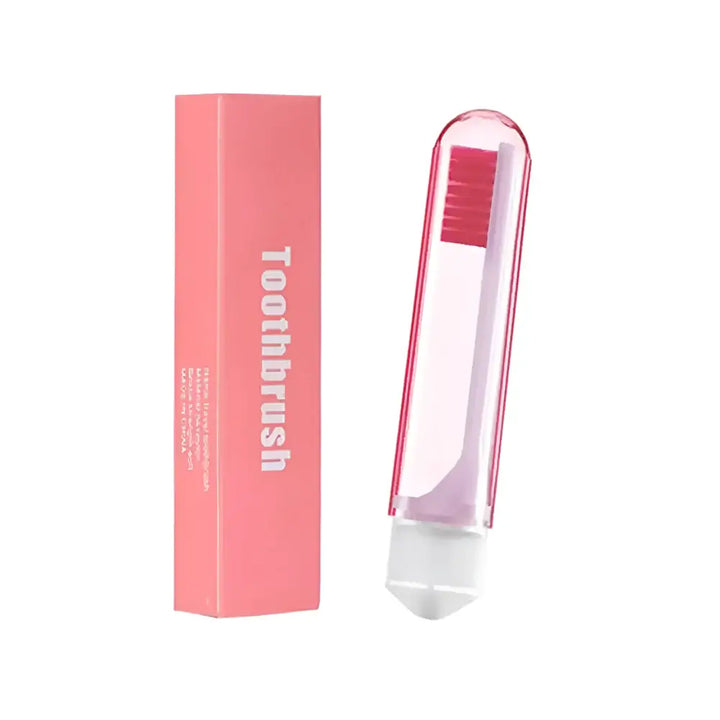 Folding Travel Toothbrush – Compact & Soft for On-the-Go Smiles 😁✈️