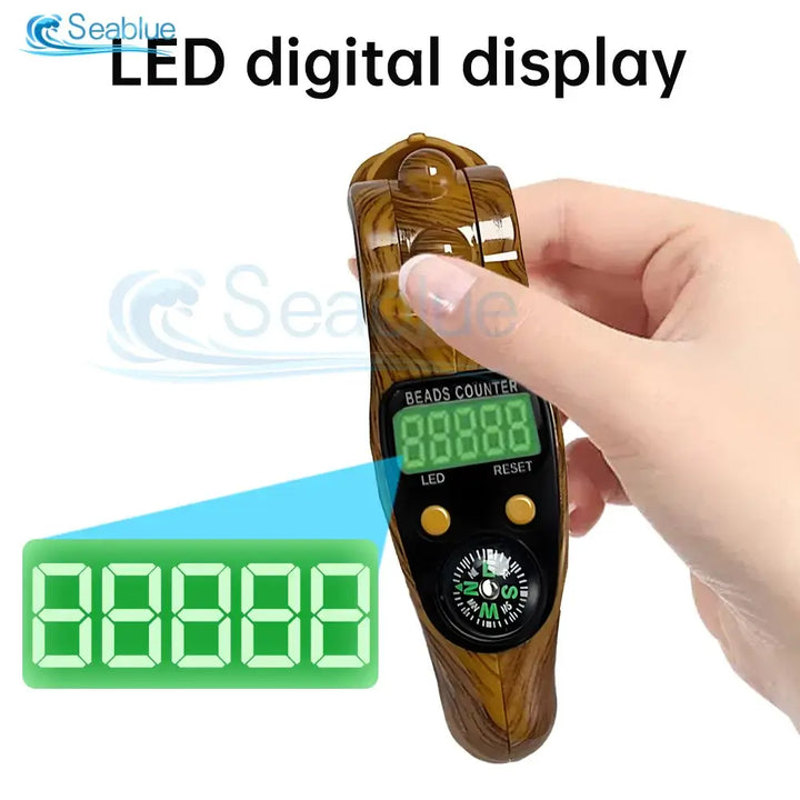 Portable Digital Rosary: LED Beads Counter