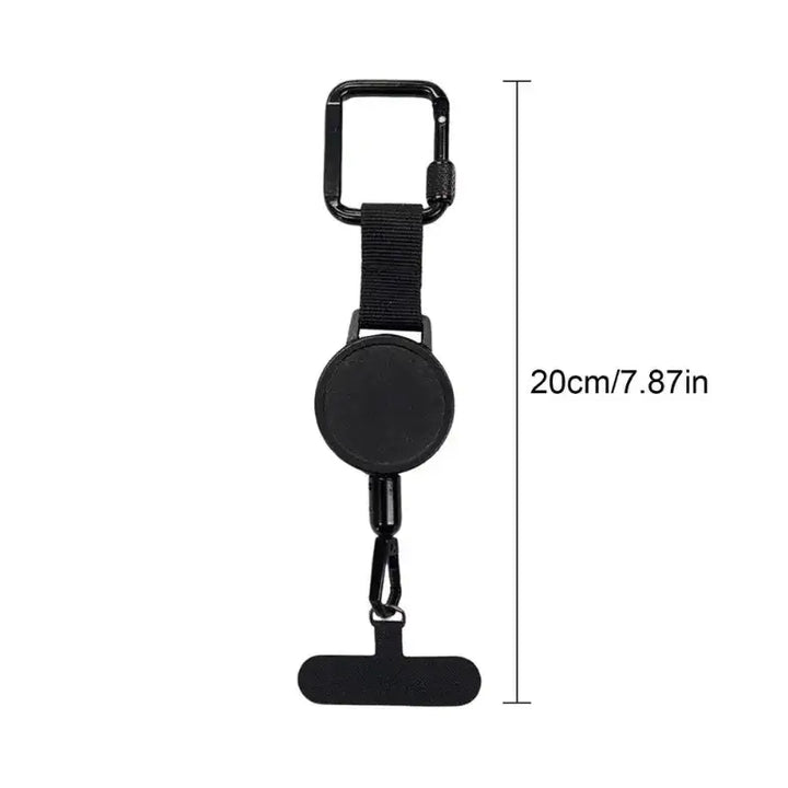 Anti-Theft Retractable Phone Lanyard – Secure Tether with Carabiner for Outdoor Use 📱🧗