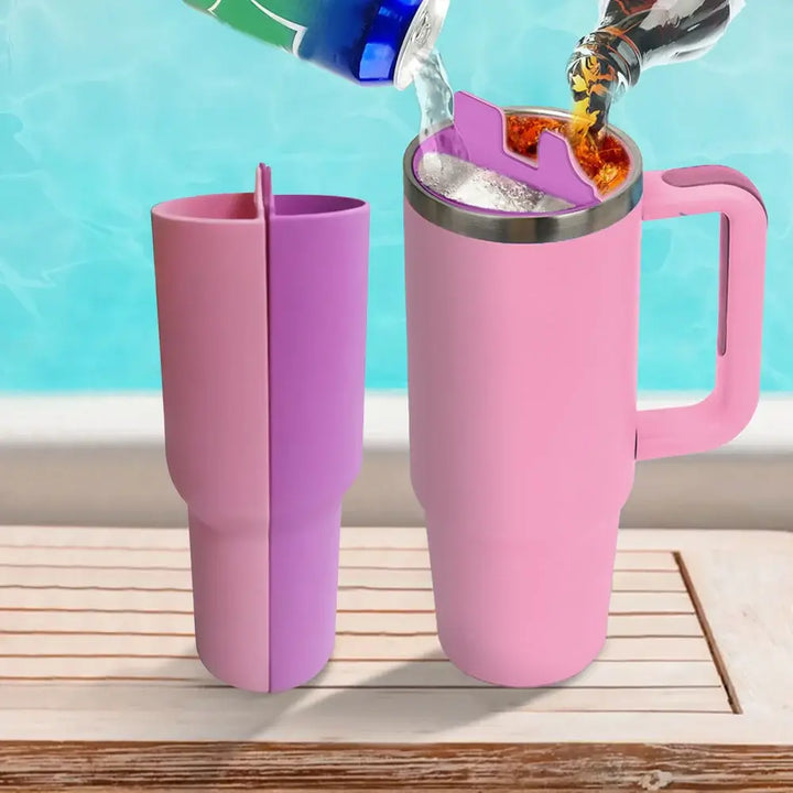 Silicone Dual-Flavor Liner for Stanley 40oz Mug 🥤🧊