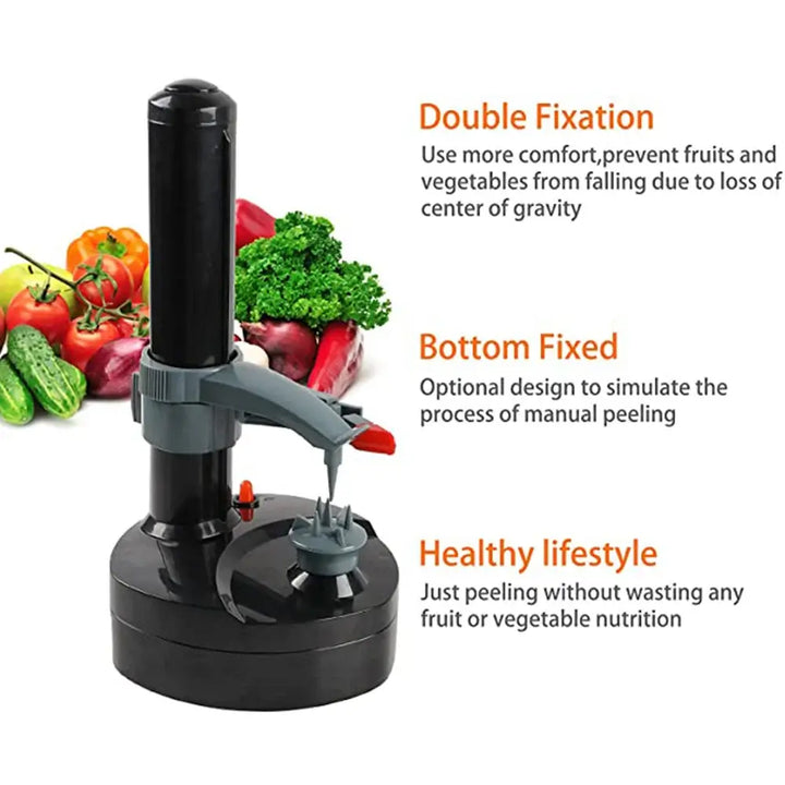 Electric Auto Fruit & Potato Peeler – Rotating Kitchen Helper 🍎⚡
