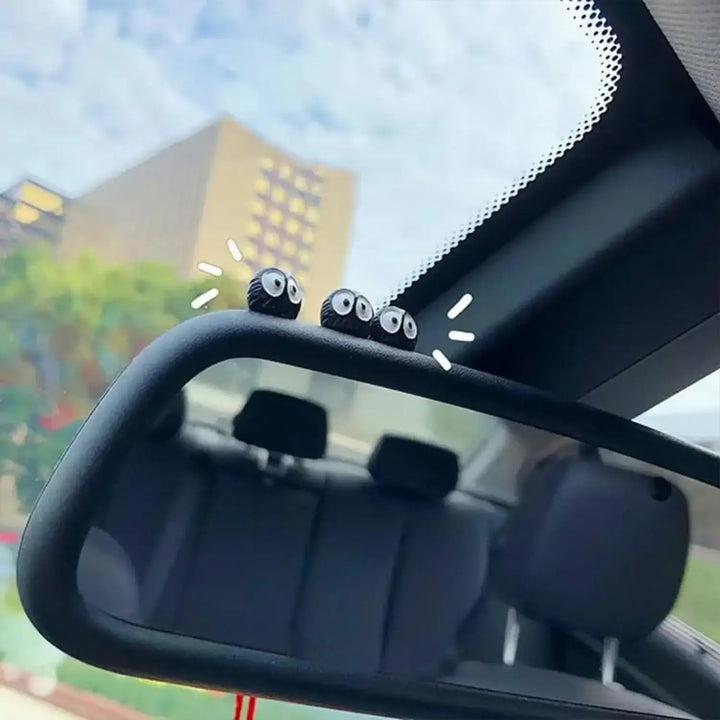 10PCS Soot Sprite Car Ornaments – Cute & Funny Dashboard Decor Set 🖤🚗