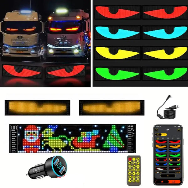 LED Eye Sign: Dynamic Truck Advertising