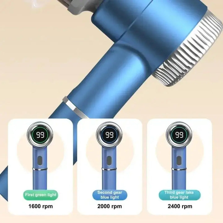PLUZZ Zai Xiao Professional Electric Cleaning Brush Handheld Rechargeable for Bathroom Kitchen - Ebtkr