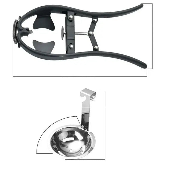 2‑in‑1 Stainless Egg Cracker & Separator Scissors – Perfect Yolk/White Splitter