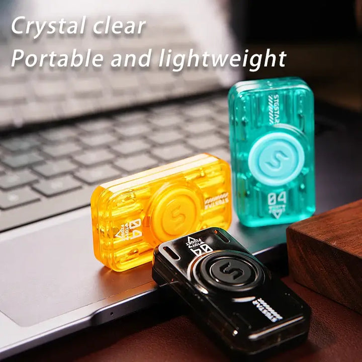 EDC Magnetic Force Push-and-Slide Fidget Toy – Luminous Stress Relief