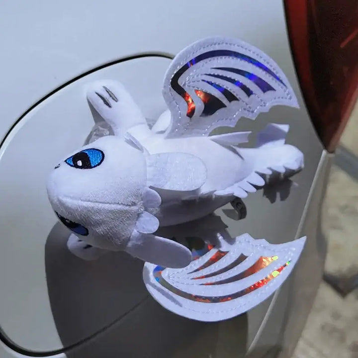 Black Flying Dragon Plush Car & Helmet Decoration 🐉🚗