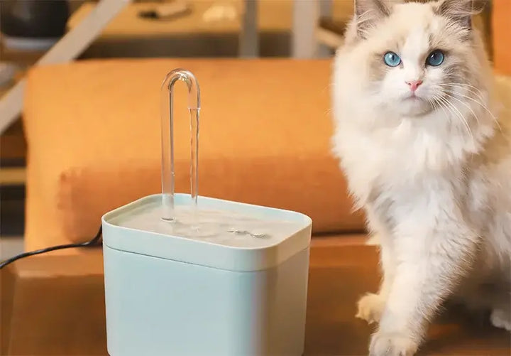 Ultra-Quiet 1.5L Cat Water Fountain with Smart Automatic Dispenser - Ebtkr