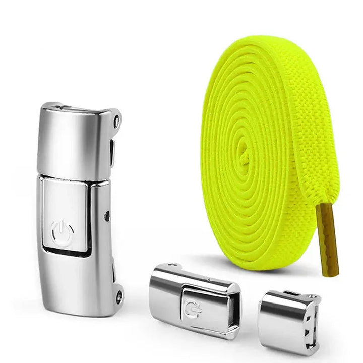 8mm No-Tie Elastic Shoelaces – Press Lock Convenience