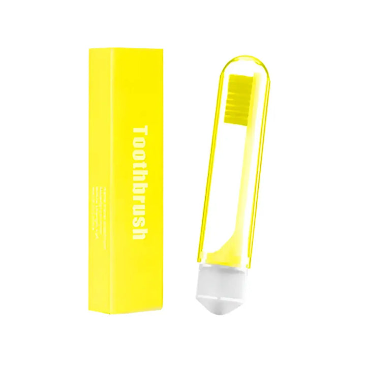 Folding Travel Toothbrush – Compact & Soft for On-the-Go Smiles 😁✈️