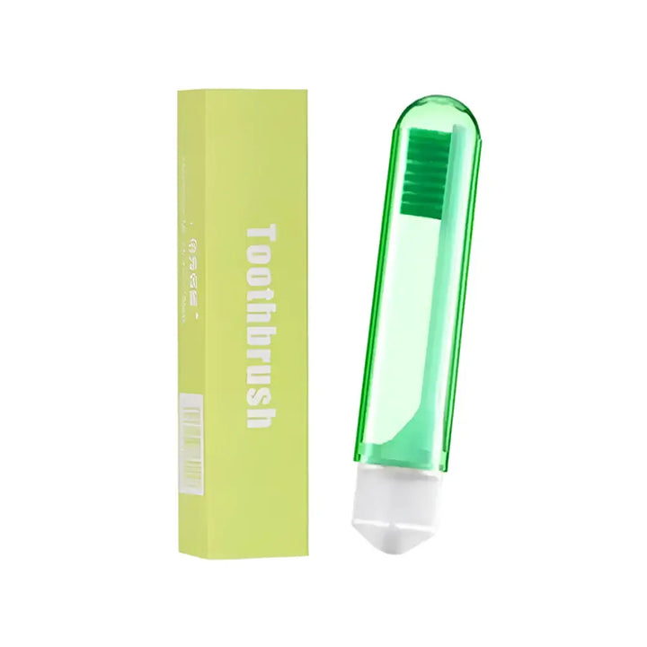 Folding Travel Toothbrush – Compact & Soft for On-the-Go Smiles 😁✈️