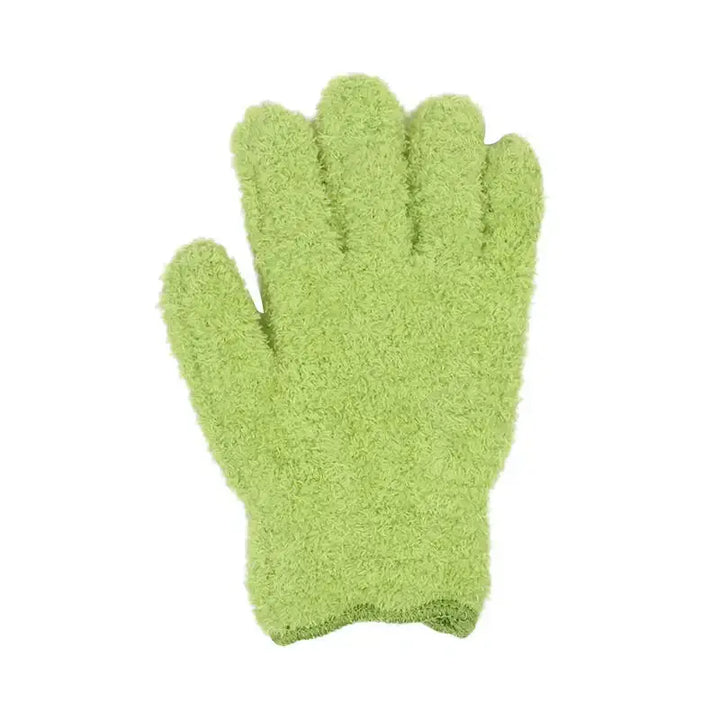 3Pairs Microfiber Dust Removal Gloves Coral Fleece Reusable Household Cleaning Tool - Ebtkr