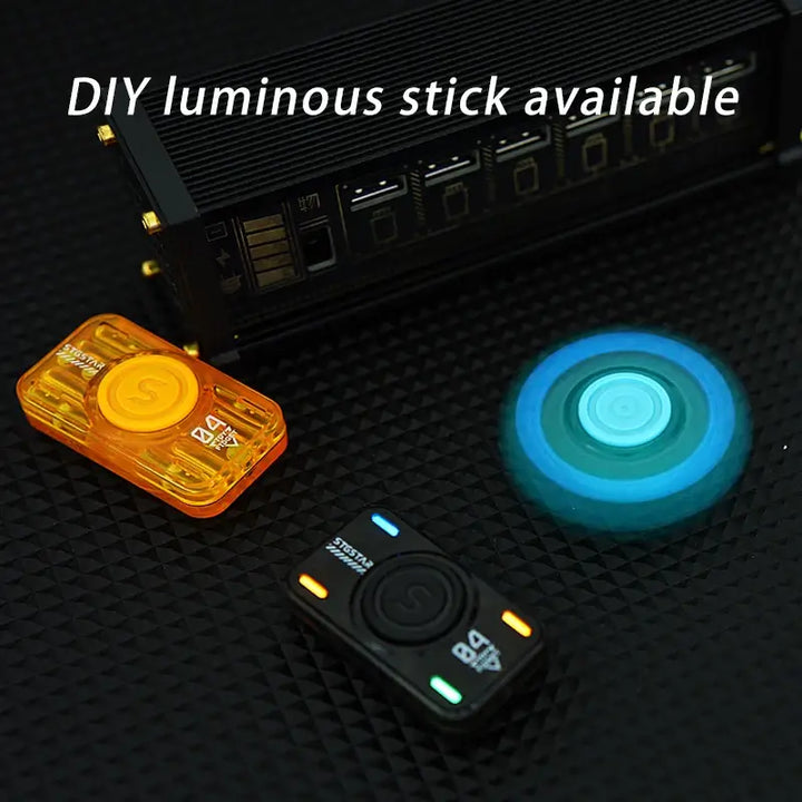 EDC Magnetic Force Push-and-Slide Fidget Toy – Luminous Stress Relief