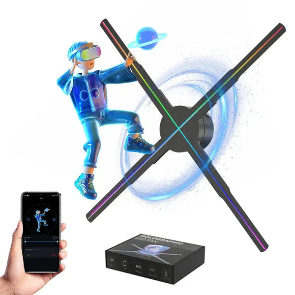 3D Hologram Fan LED Sign