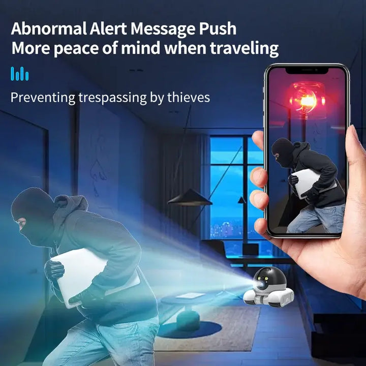 Dual Lens Robot Camera: Smart 360° Monitoring