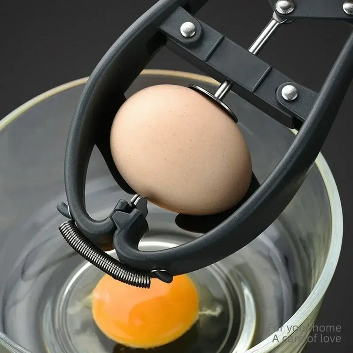 2‑in‑1 Stainless Egg Cracker & Separator Scissors – Perfect Yolk/White Splitter