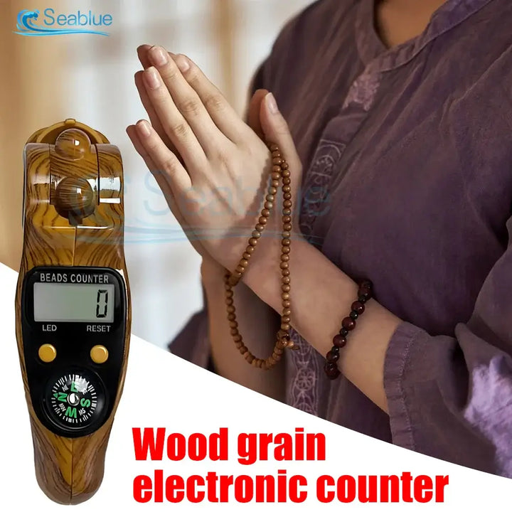 Portable Digital Rosary: LED Beads Counter