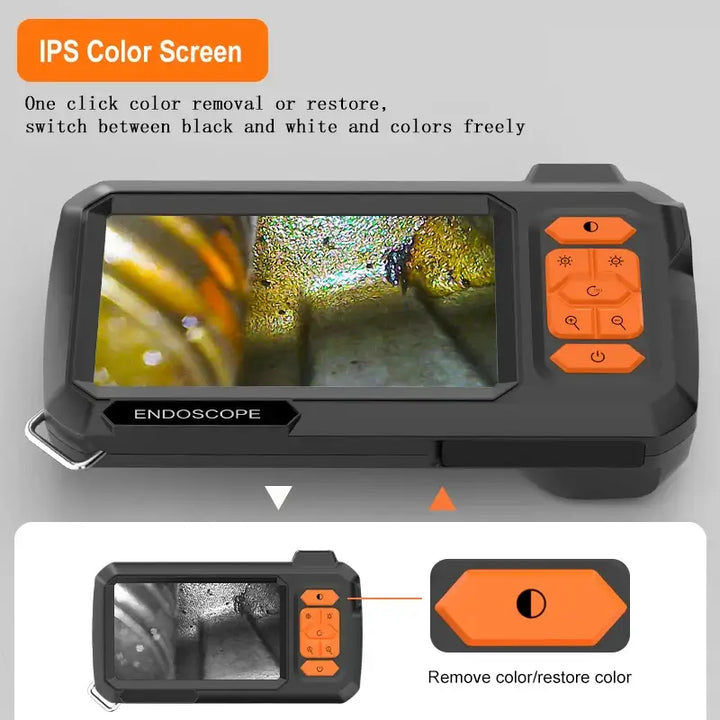 HD 1080P Endoscope Camera with 4.3-Inch Screen - Ebtkr