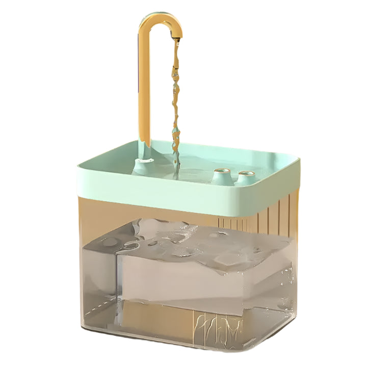 Ultra-Quiet 1.5L Cat Water Fountain with Smart Automatic Dispenser - Ebtkr