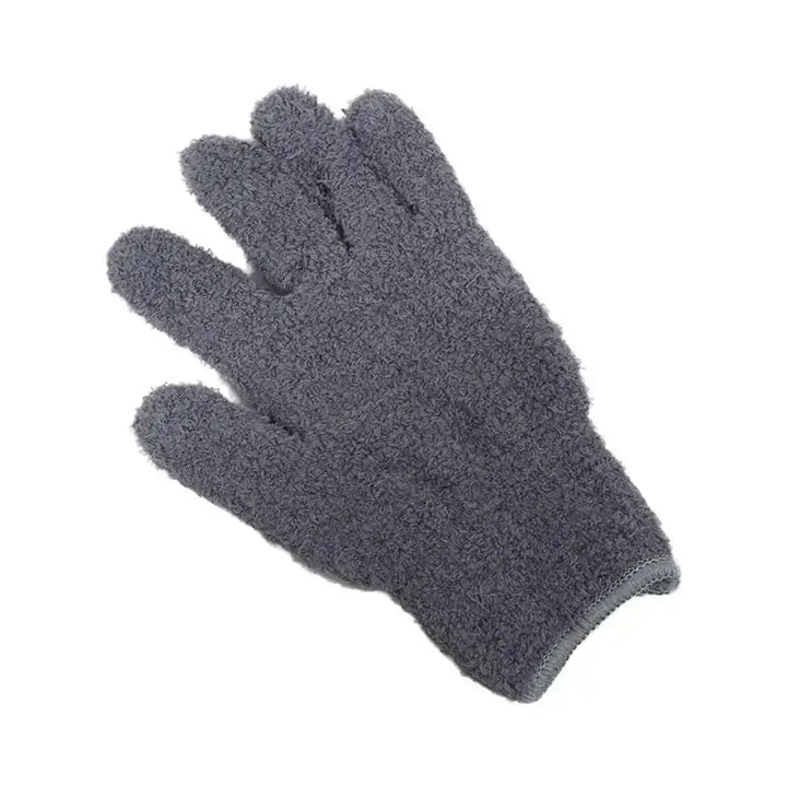 3Pairs Microfiber Dust Removal Gloves Coral Fleece Reusable Household Cleaning Tool - Ebtkr