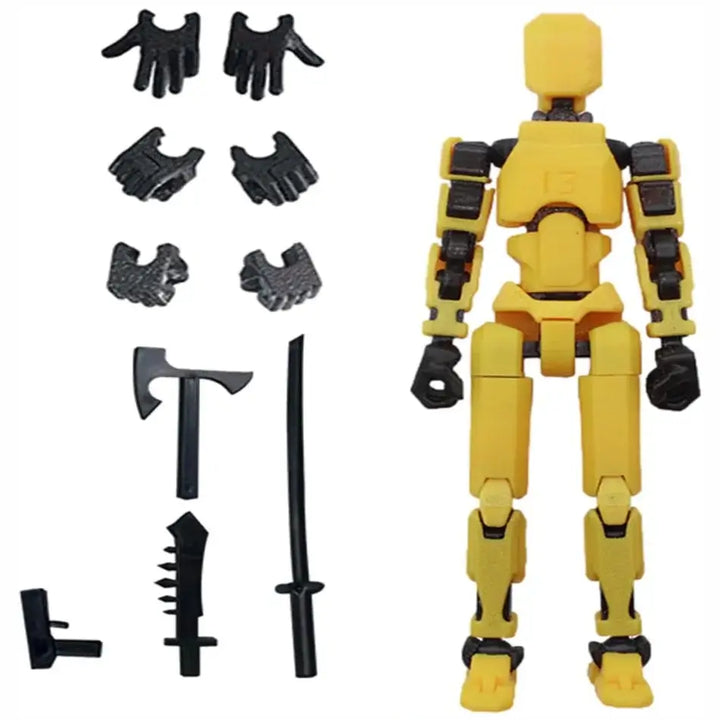 Titan 13 Multi-Jointed Action Figure – Poseable 3D Printed Collector’s Model 🤖🔥