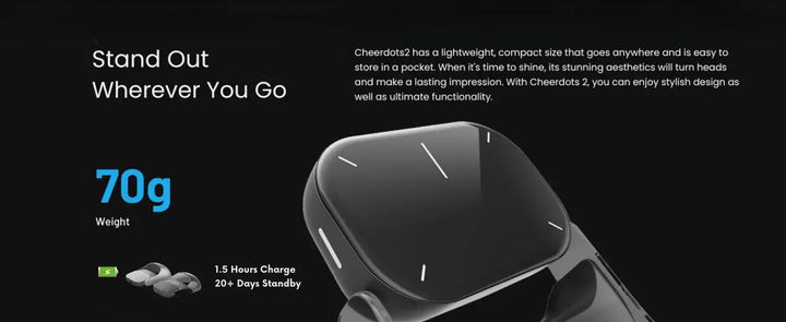 Cheerdots 2 Detachable Air Mouse Wireless Touchpad with ChatGPT All-in-one Pocket Gaming Mouse - Ebtkr