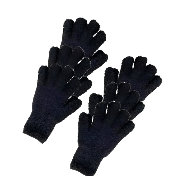 Microfiber Dust Removal Gloves, Black