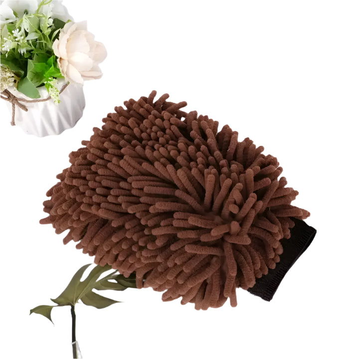 Double-Sided Chenille Car Wash Glove – Plush, Thick & Scratch-Free Clean 🧤🚗